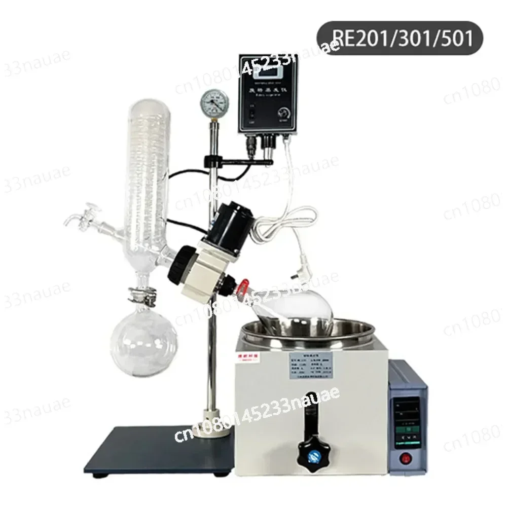 Vacuum Distillation Purification Crystallization 1.5kw 1L Rotary Evaporator RE-201