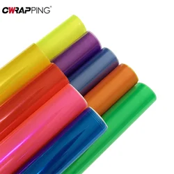 Car Headlight Lamp Film Fog Tailing Lamp Sticker Self-Adhesive Waterproof Vinyl Wrap Tint Film for Motorcycle Car Accessories