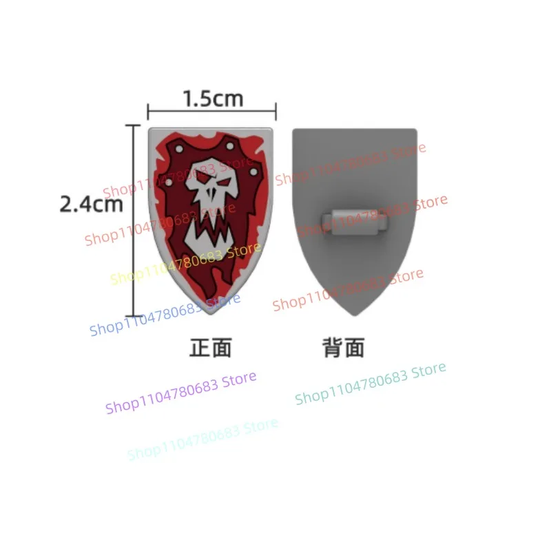 MOC اللبنات بلاك هوك التنين درع عباءة التجمع نموذج تمثال أنيمي الكرتون ملحق لعبة هدية عيد