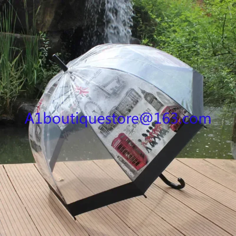 Large Size Umbrella Automatic Designer Maxi Transparent Umbrella Windproof Woman Beach