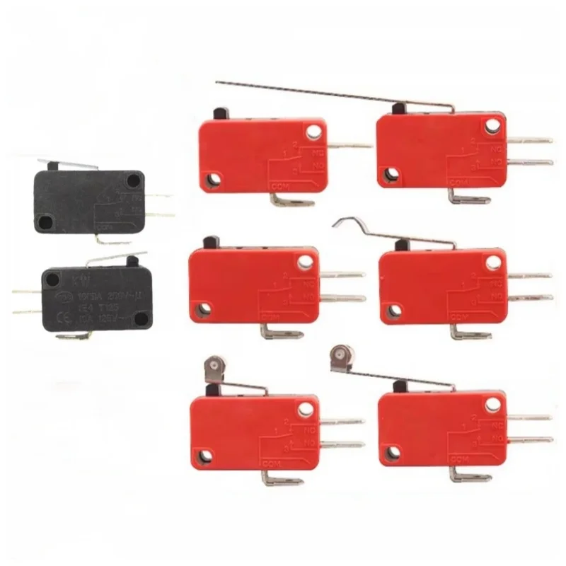 5pcs Microwave Oven Door Micro Washing Machine Rice Cooker Pot Micro 2pin Micro Touch/Click Switches 5A 250V KW7-0C/B/1I/3/9/2/5