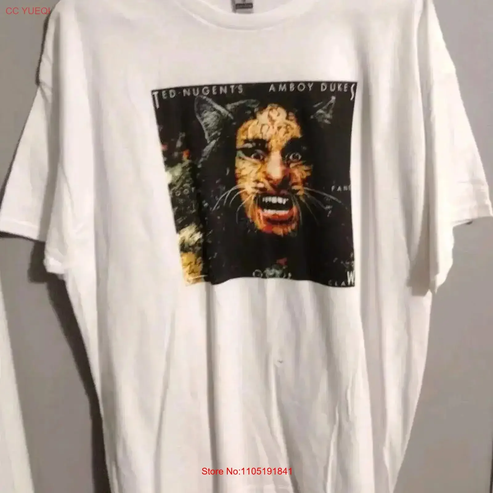 Dazed Confused Halloween Costume Ted Nugent Amboy Dukes T Shirt XL NEW vintage Washed Breathable Stretched Stylish