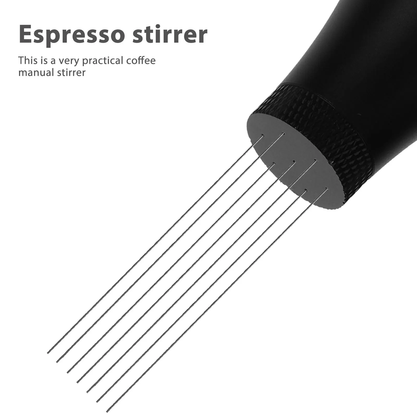 

1Set Coffee Needle Espresso Stirrer Base Stainless Steel Coffee Powder Distribution Tool Manual Espresso Distribution Tool