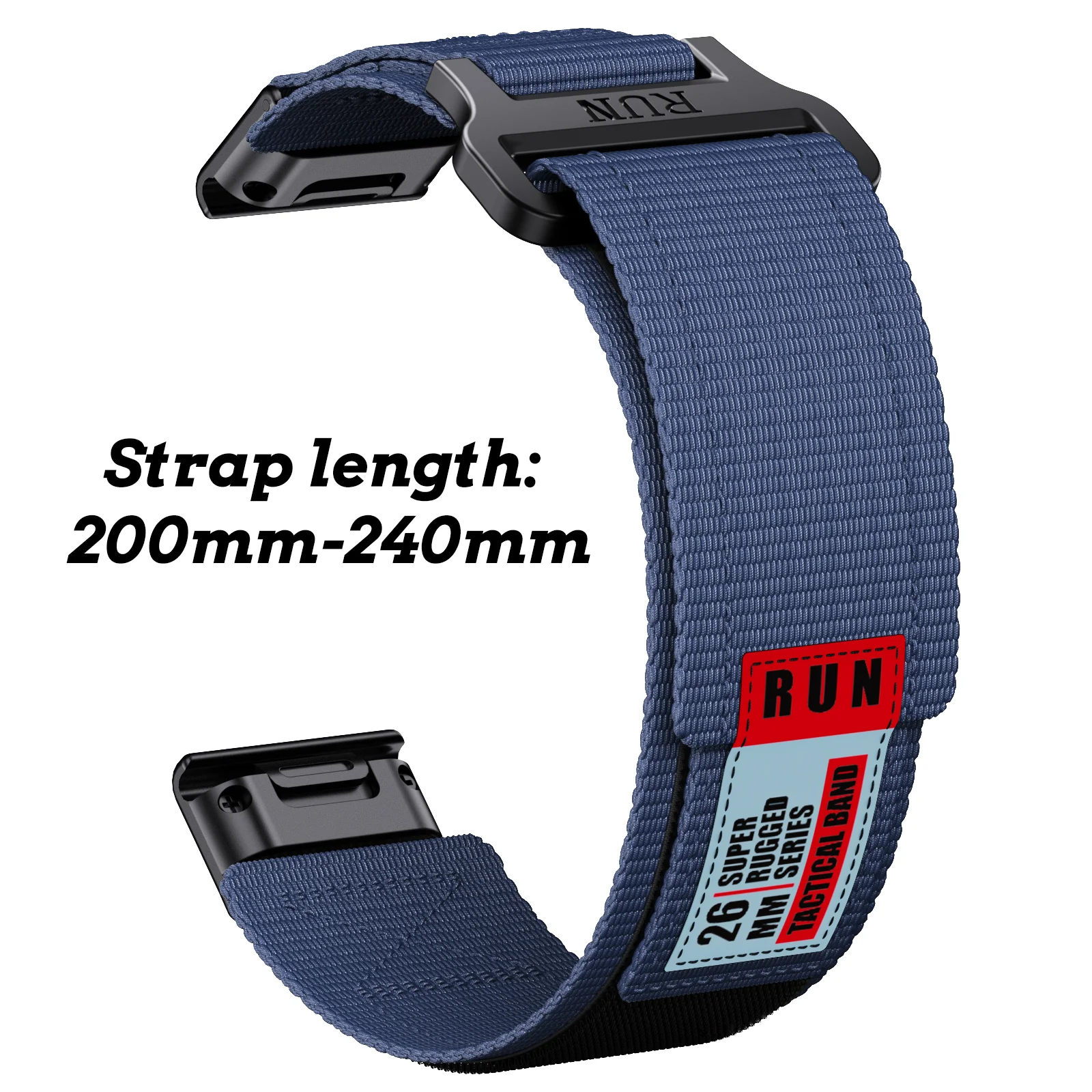 22/26mm Nylon Quick Release Strap for Garmin Fenix 7 7X Pro 6 6X 5 5X Plus QuickFit Strap Instinctive 2 Replacement Bracelet