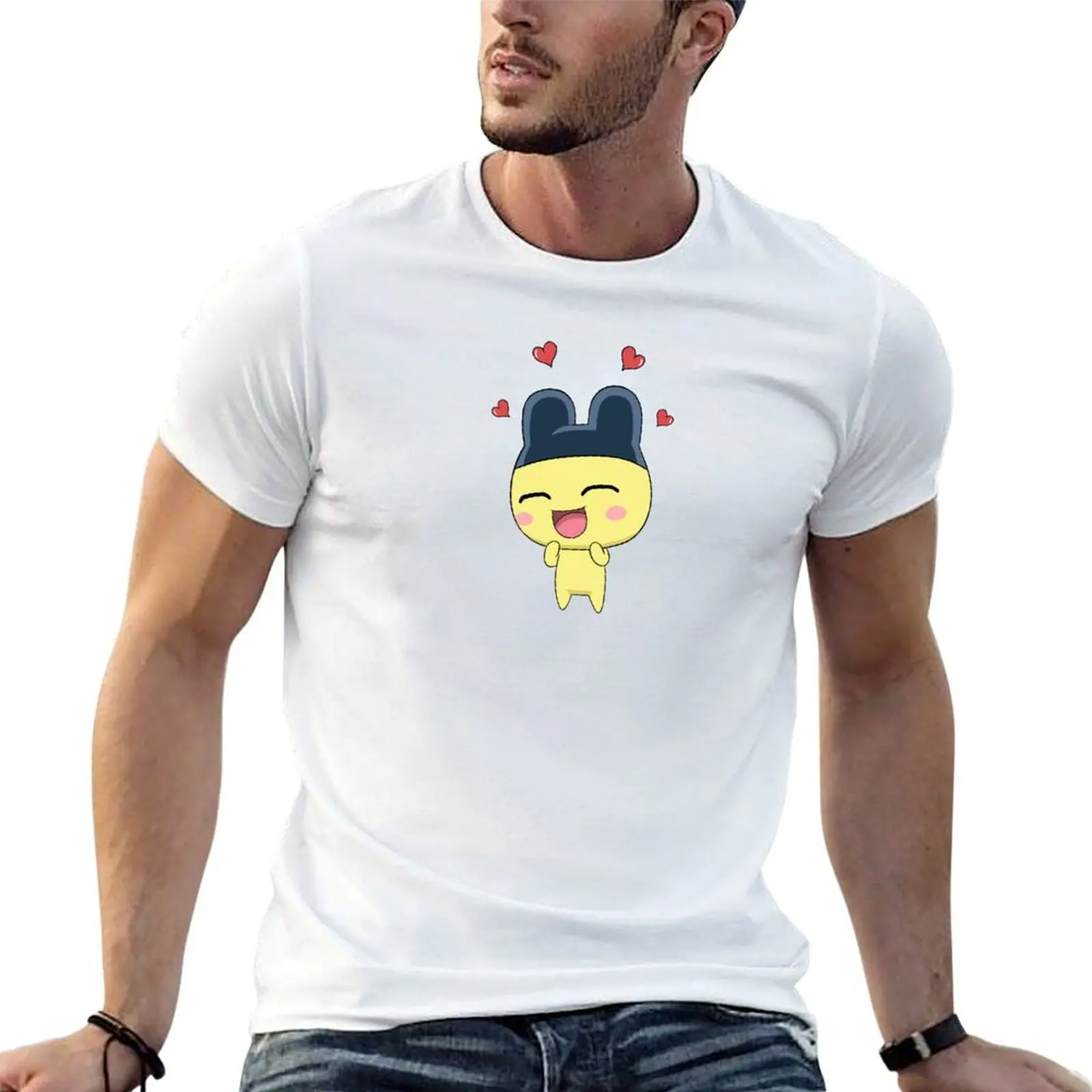 

cotton T-Shirt shirt shirt 100 cotton percent tamagotchi t man Mametchi designer for shirt man t t man