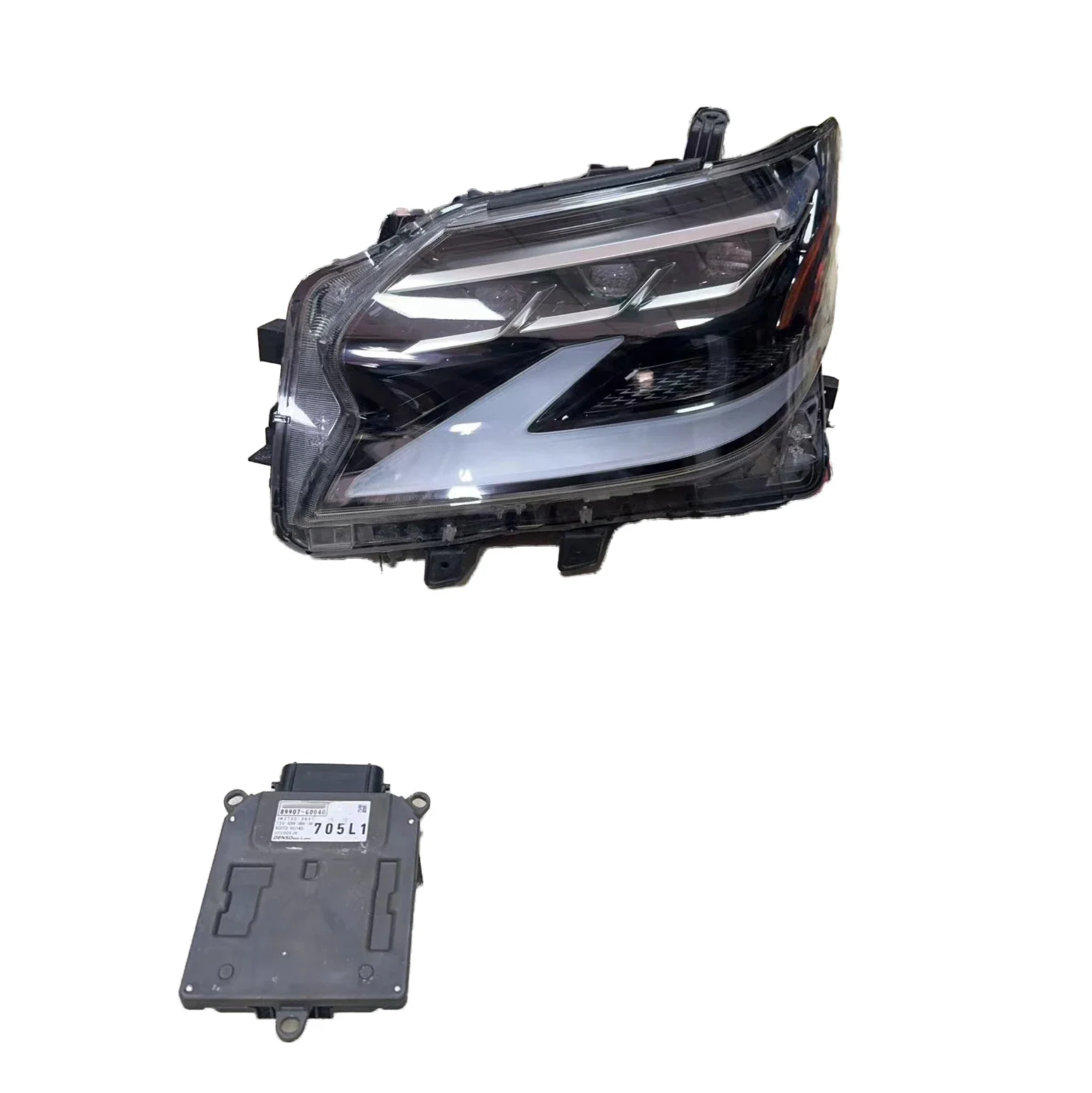 

XiFactory Price Auto Parts Front Upper Grille Body Kit With Headlights Assembly Replacement For Lexus GX460 GX400 2015-2022