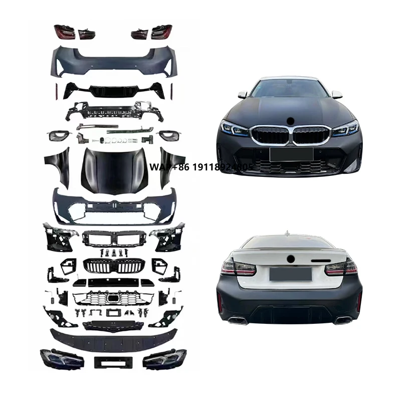 

F30-F35 2013-2019 Upgrade 2023 G20 MT New Front Bumper Rear Bumper Headlights Taillights Car Body Kit Suitability for