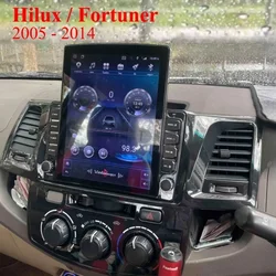 8G+128G Android 14 For Toyota Fortuner Hilux 2005-2014 Car Radio Audio Multimedia Stereo PC Tablet GPS Monitor DVD Carplay Auto