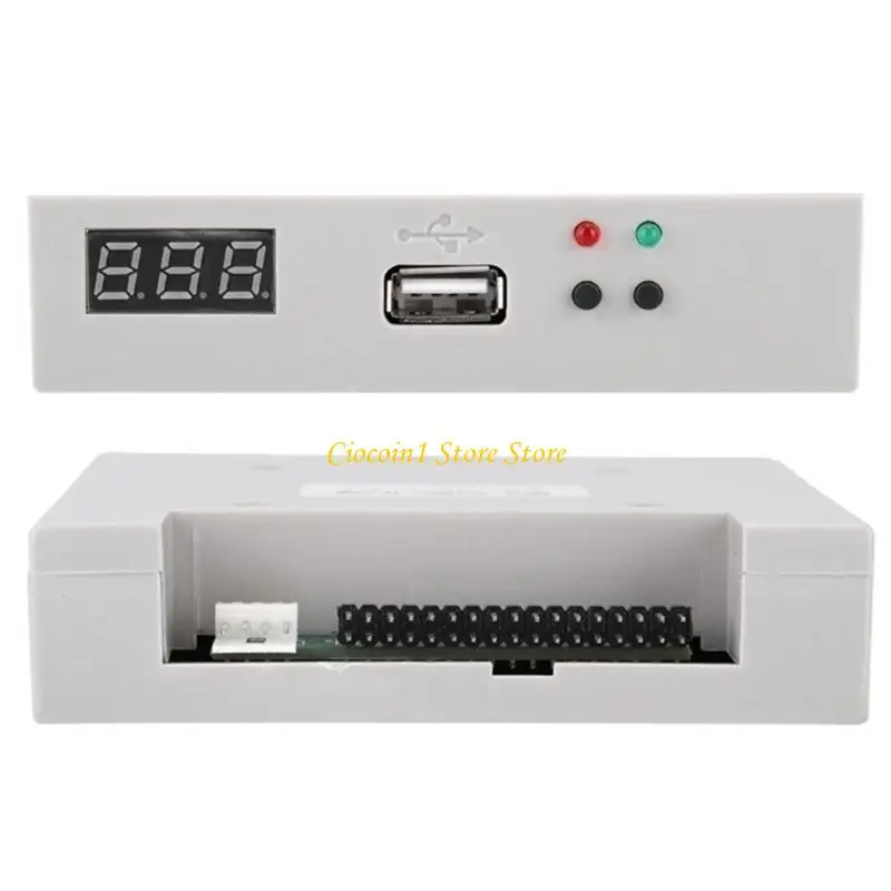 USB Floppy Disk Reader Drive 3.5in External 1.44 MB FDD Diskette Drive for Windows 7/8/2000 Plug N for Play No for Extra
