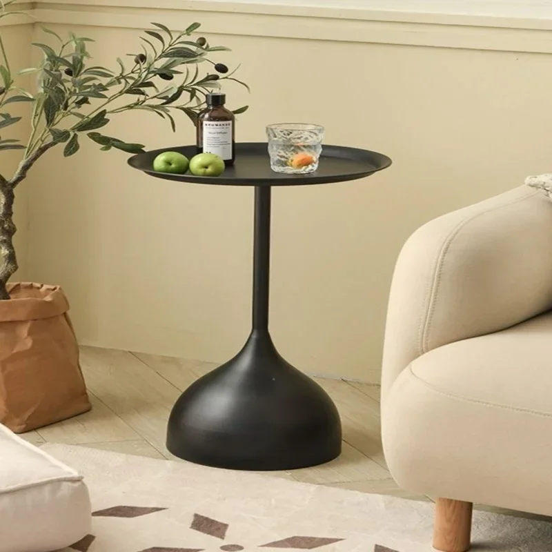 Nordic Coffee Table Minimalist Round Lacquered Table Living Room Corner Furniture Modern Home Decor Round Living Room