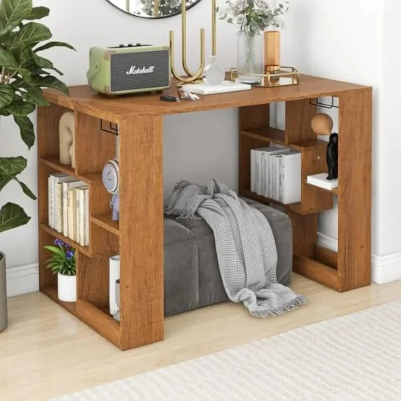 

*& forWriting Desk With Storage Shelf Table Home Office Work Desk Small Student Study Desk Escritorios De Estudio Computer
