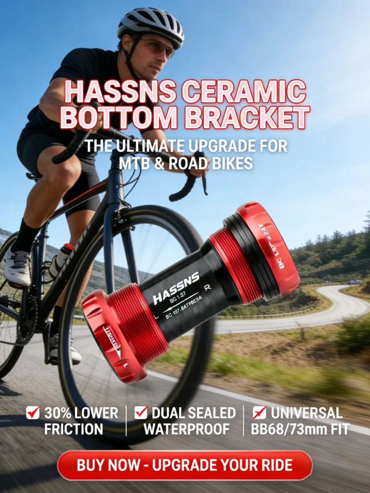 AliExpress NONE Ceramic Bottom Bracket BB68 BB92 68 73mm Threaded Bearings 1.37x24 TPI for MTB and Road Bikes