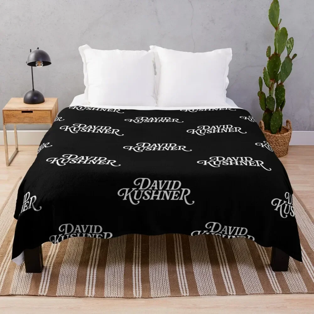 

David Kushner Merch David Kushner Logo Throw Blanket Hair Sofa Quilt Blankets For Baby Blankets