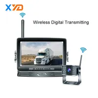 7 Inches Monitor Wireless Security Camera System Vehicle Bus Truck CCTV Surveillance 1080P DVR Kit