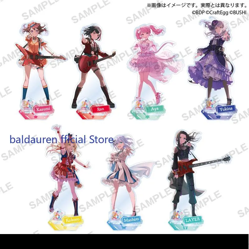 حلم بانج! ماروياما آيا كوكورو تسورومكي توياما كاسومي ميتاكي ران أكريليك حامل نموذج مكتب عرض ديكور الدائمة علامة المعارض