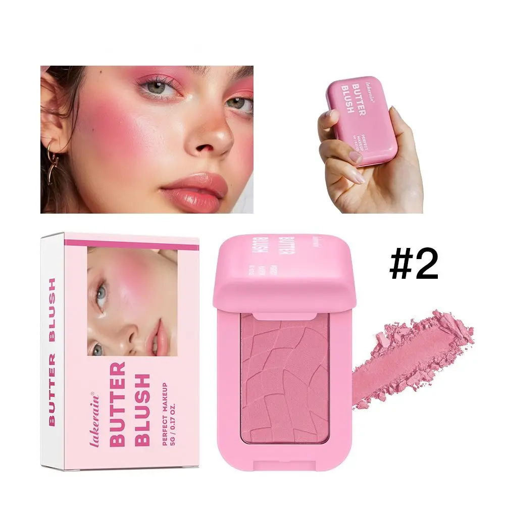 New Velvet Butter Blush Cream Highly pigmented Long-lasting Natural Cheek Tint Waterproof Smudge-proof Face Powder Blush