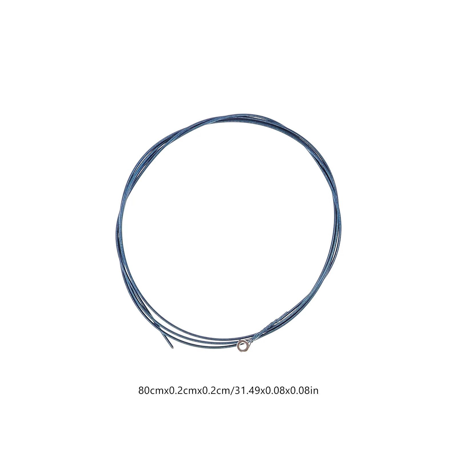 6개입 스틸 어쿠스틱 기타 줄 컬러 녹 방지 육각형 니켈 코어 교체 세트 초보자 연습용 밝고 선명한