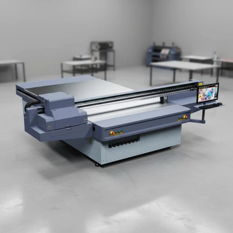 Automatic New 200cm*300cm Large Format Industrial Flatbed Inkjet Photo Printer 15-80 Sqm/h