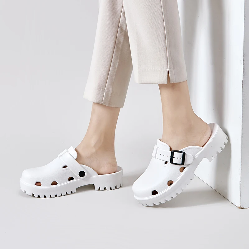 Clogs Women Sandals Summer Casual EVA Lightweight Outdoor Women's Shoes Anti Slip Thick Sole Beach Slides Couple Garden Shoes