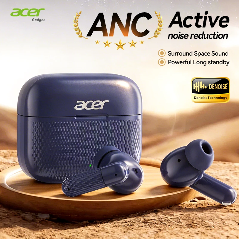 Acer Ohr636 Wireless In-Ear Bluetooth Headphones Anc Call No