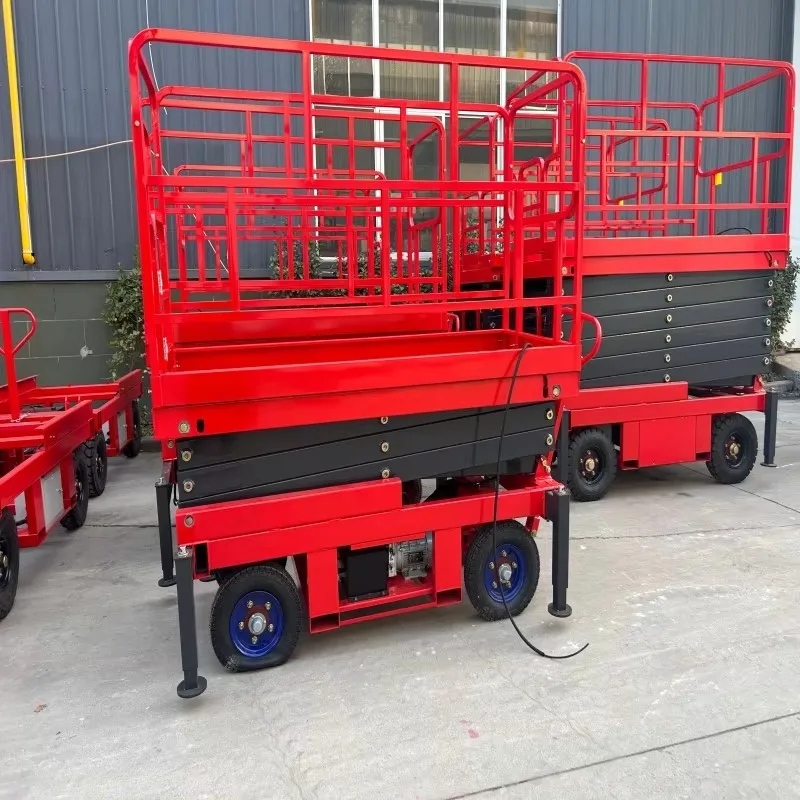 Customized 6-9m Height | Ultra-Narrow Doorway-Passable Tricycle Scissor Platform Cable Sling New Lifting Equipment For Manufactu