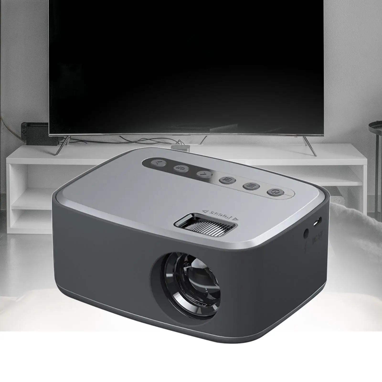 

Видеопроекторы Портативный USB HD-проектор для часов в любом месте внутри и снаружи