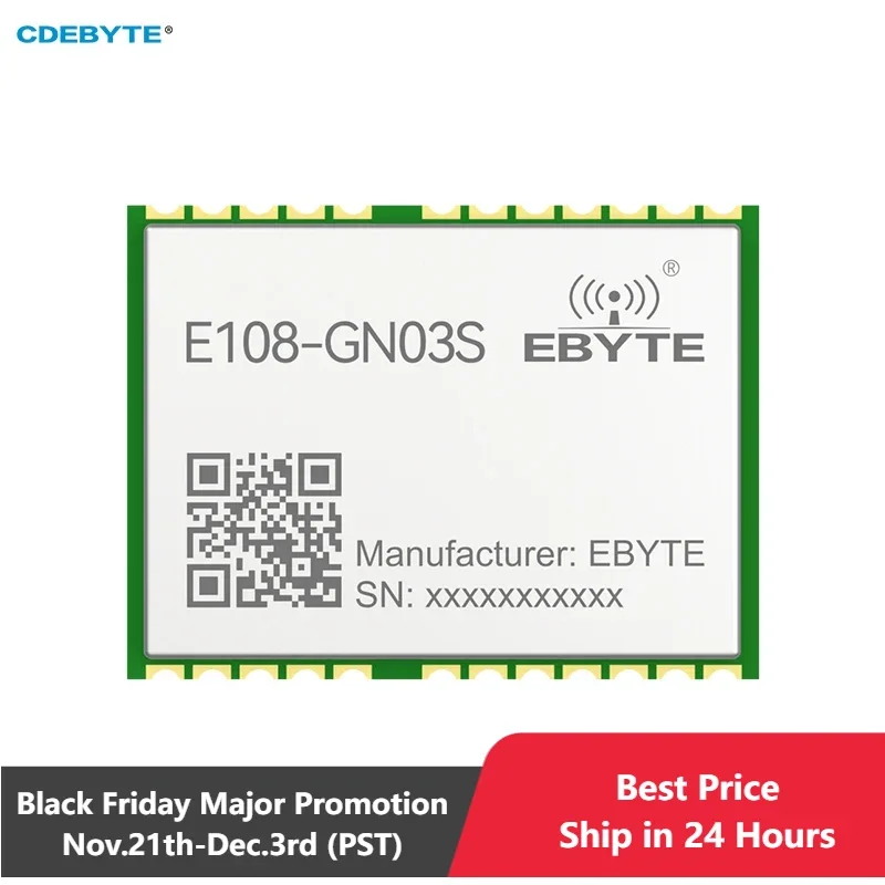 BDS GPS GLONASS Module Multi Mode Satellite Position Navigation Module CDEBYTE E108-GN03S Low Power Consumption UART Small Size