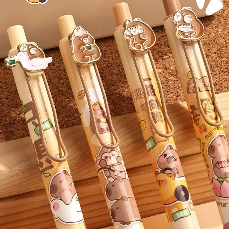 Kawaiis เครื่องเขียนความงามเครื่องเขียนอุปกรณ์โรงเรียนโรงเรียนที่มีประโยชน์วาดดินสออัตโนมัติน่ารัก Capybara ดินสอ