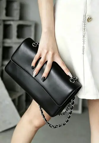 Top Quality Genuine Leather Women Shoulder Bag Luxury Women Real Leather Crossbody Bag Caviar Chain Fashion Bag For Women