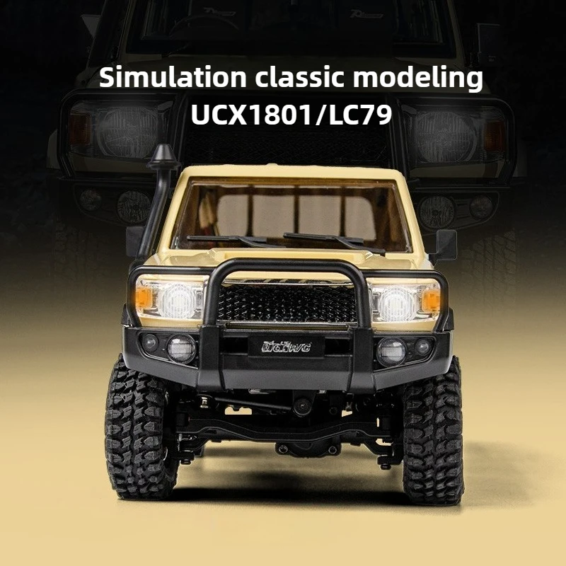 UDIRC UCX1801 PRO RC voiture 1/18 4WD Simulation sans brosse RC camionnette tout-terrain électrique télécommande voitures modèle jouet cadeau LC79