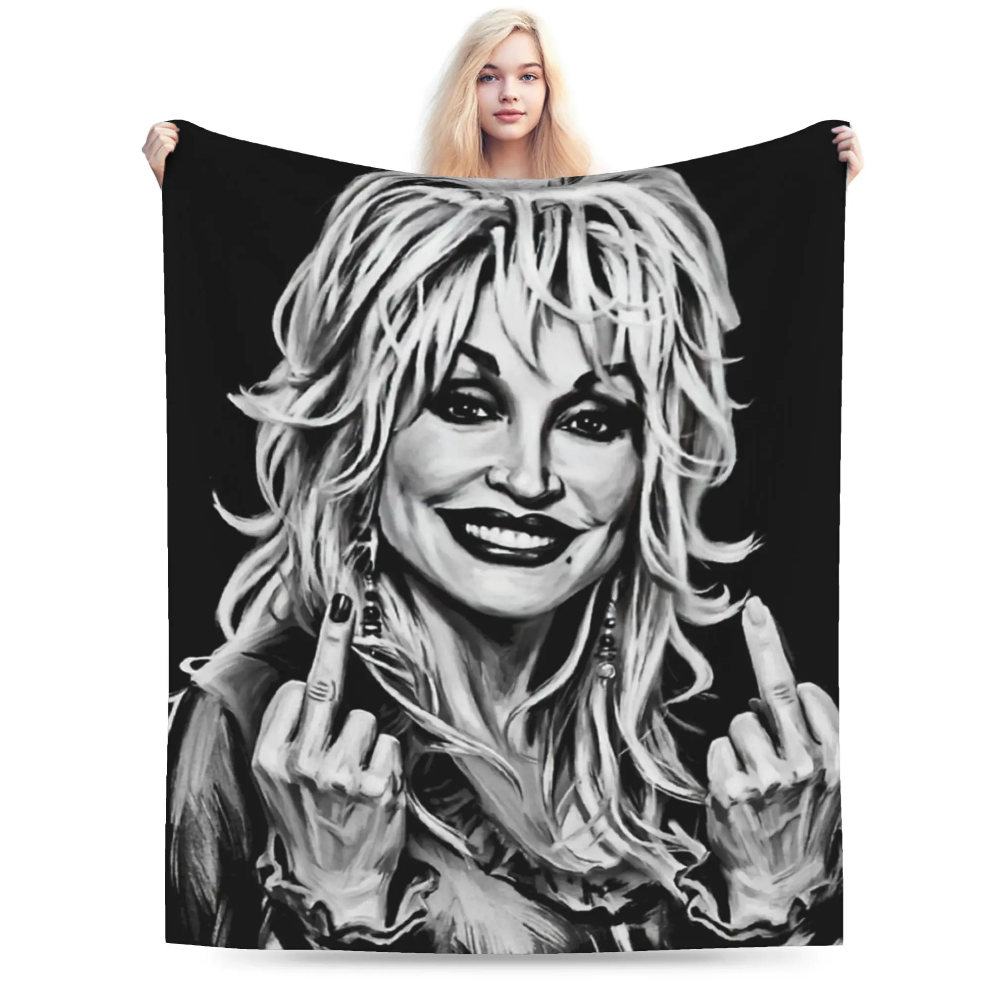 RIP Dolly Parton Blankets Super Soft Velvet Relax Gift  Throw Blankets Rug Piece