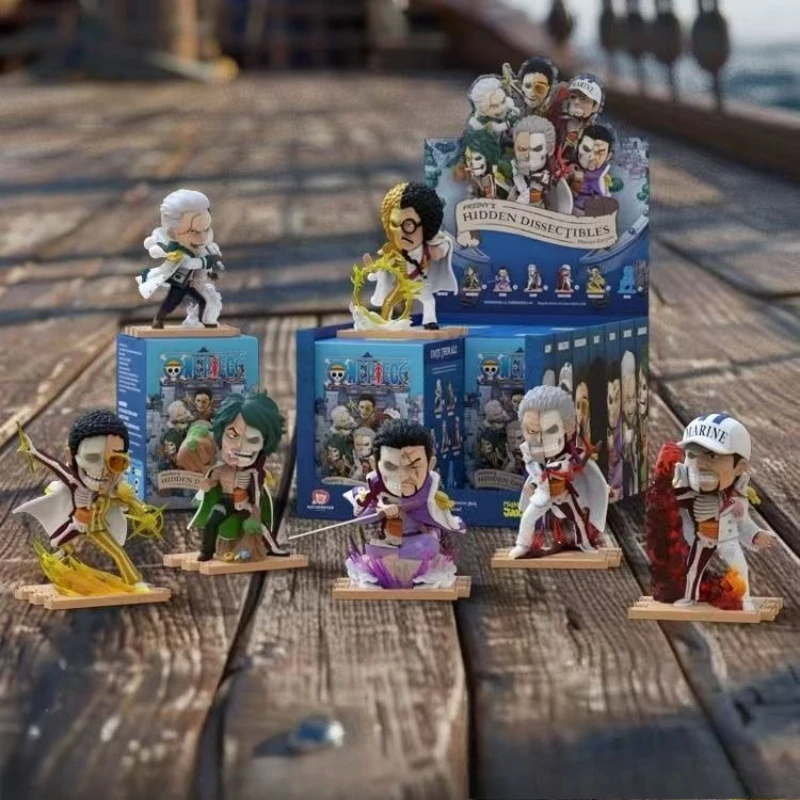アニメワンピース提督半解剖シリーズブラインドボックスナミ人形おもちゃサプライズボックスルフィ装飾ギフトモデルおもちゃ周囲