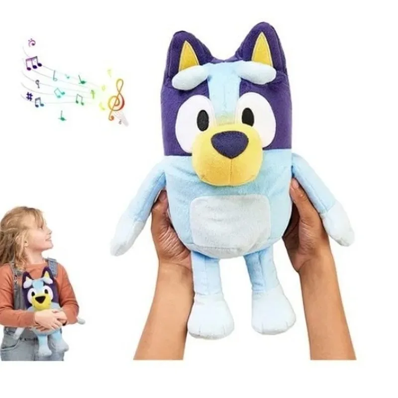 

New A Family Of Bluey Talking Plush Bingo Dog Music Plush Toys Bluey Anime Figure Cute Animal Sing Dog Doll Kids Christmas Gifts
