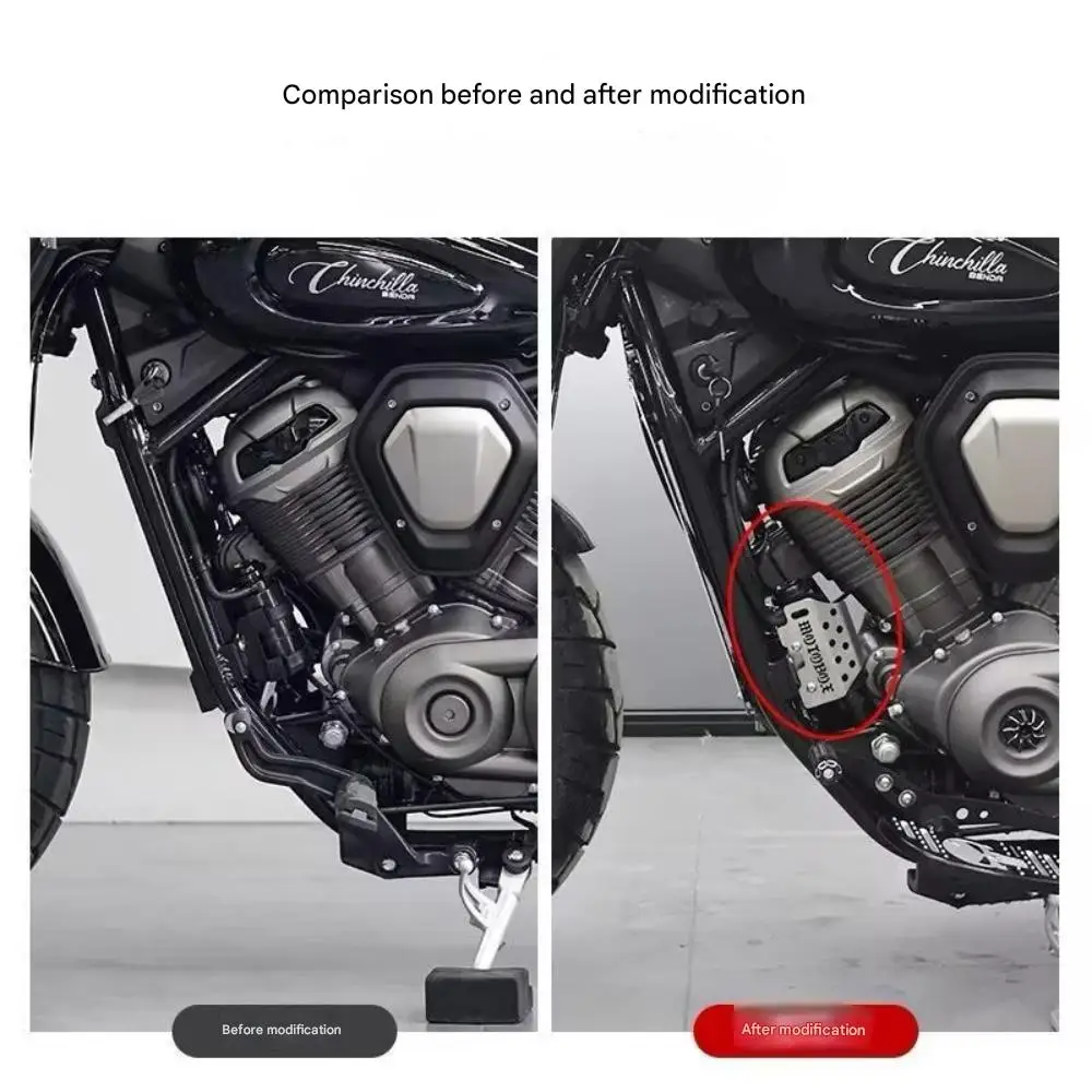 【Good quality】FOR BENDA Napoleonbob 500 ChinchiIIa 500 carbon canister protective cover retro carbon canister decorative cover