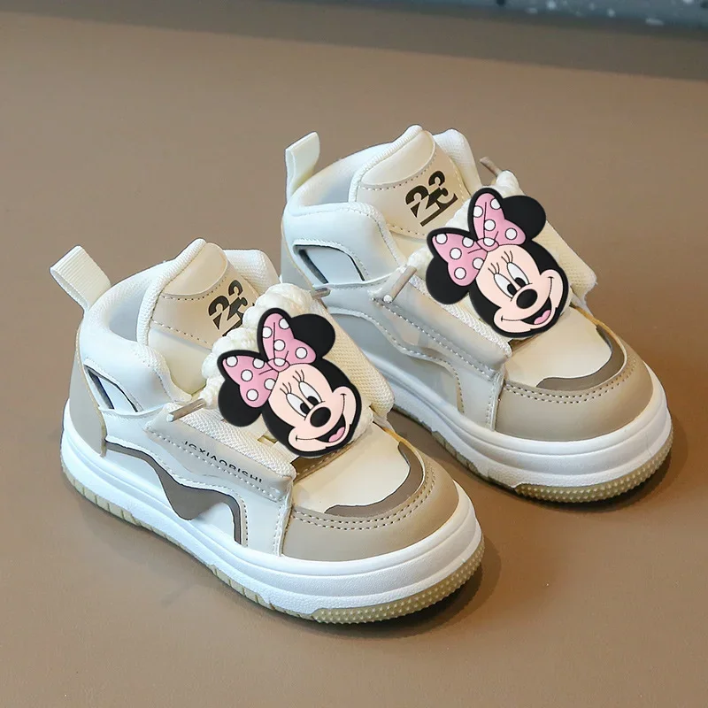 Disney Mickey Mouse Kinderen Sportschoenen Lente Herfst Board Schoenen Meisjes Baby Jongens Casual Schoenen Zachte Zool Sneakers