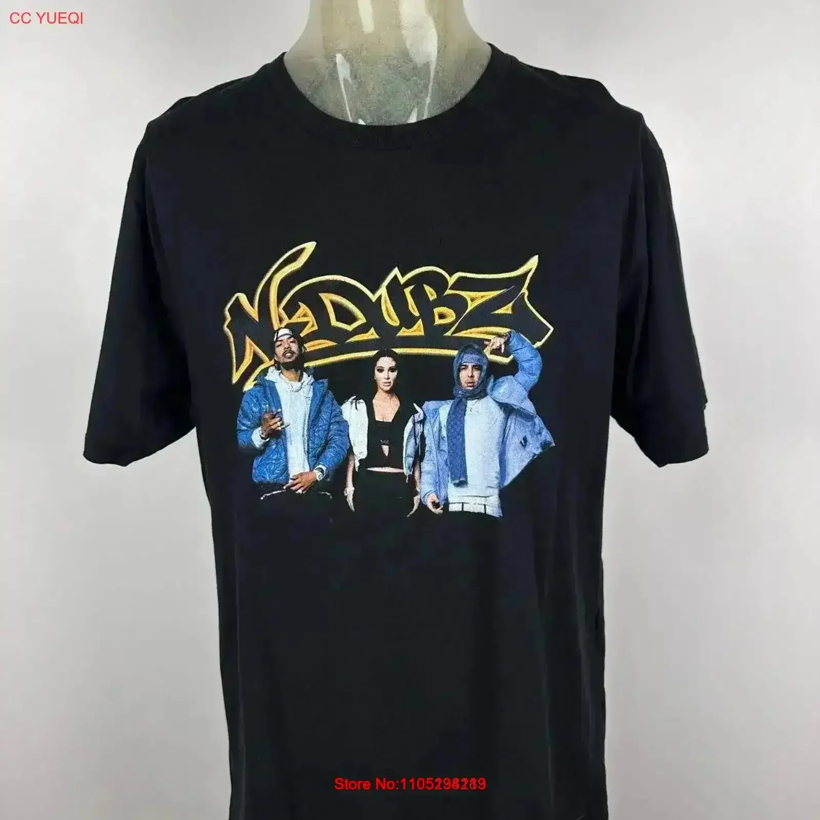 N DUBZ 2022 OFFICIEL UK TOUR SHIRT AUTHENTIQUE HIP HOP TULISA DAPPY FAZER XXL vintage Lavé Élégant streetwear Respirant