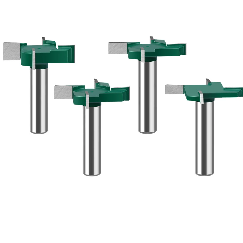 Fresa per la lavorazione del legno con design a quattro lame compatibile con macchine elettriche e CNC Set di punte per scanalatura da 12 mm
