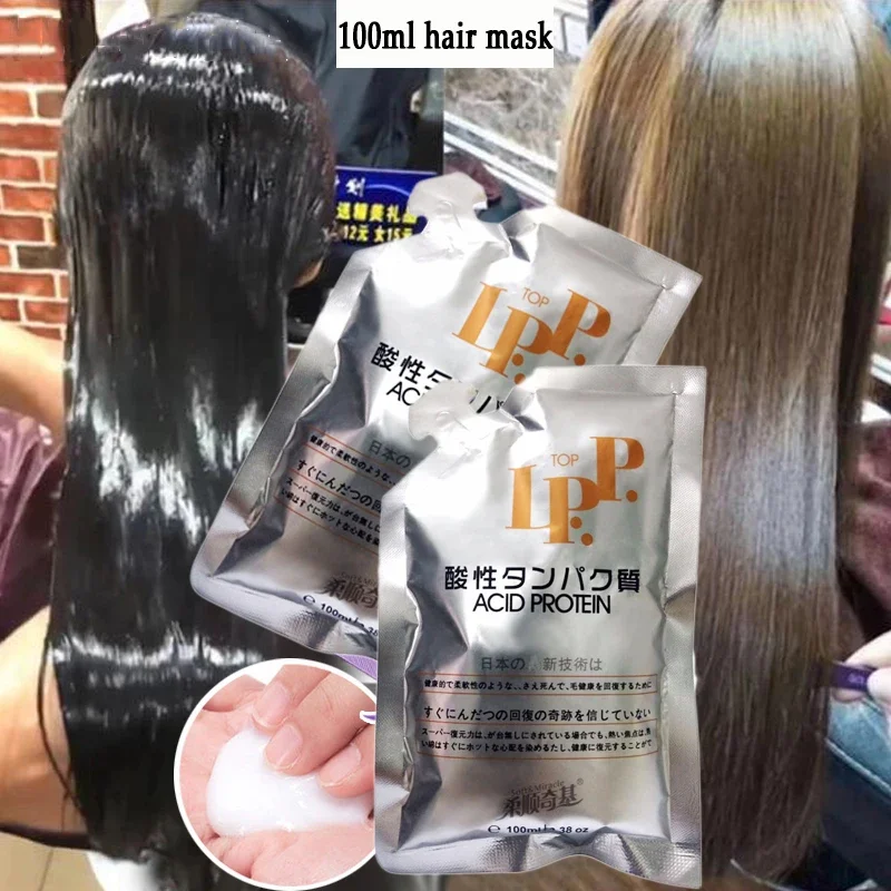 

100ml All Hair Types Scalp Permanent Hair Dye Keratin Hair Mask Repairs Damage Restore Soft Shiny