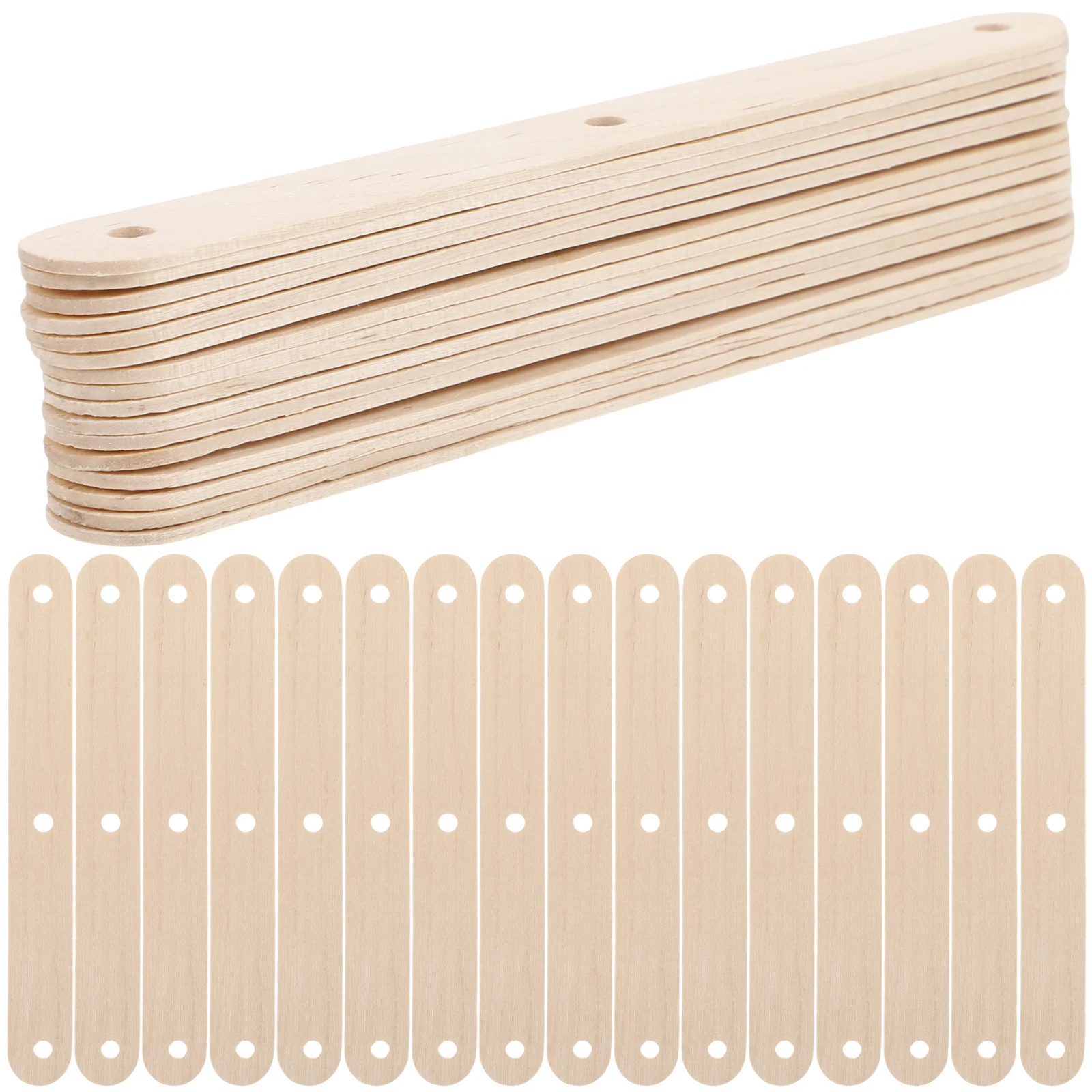 

50pcs Popsicle Bulk Craft Wooden Ice Cream Multi-Use Natural Wood For Crafts Diy Mini Wood Craft Reusable Wax Applicator