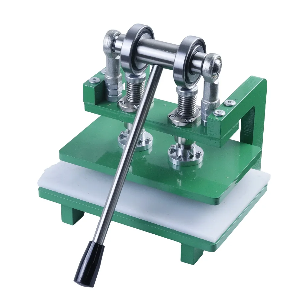 Manual Die Cutting Machine 15x25cm, Small Hand Press Punch for Leather Fabric Paper, Sample Specimen Cutter