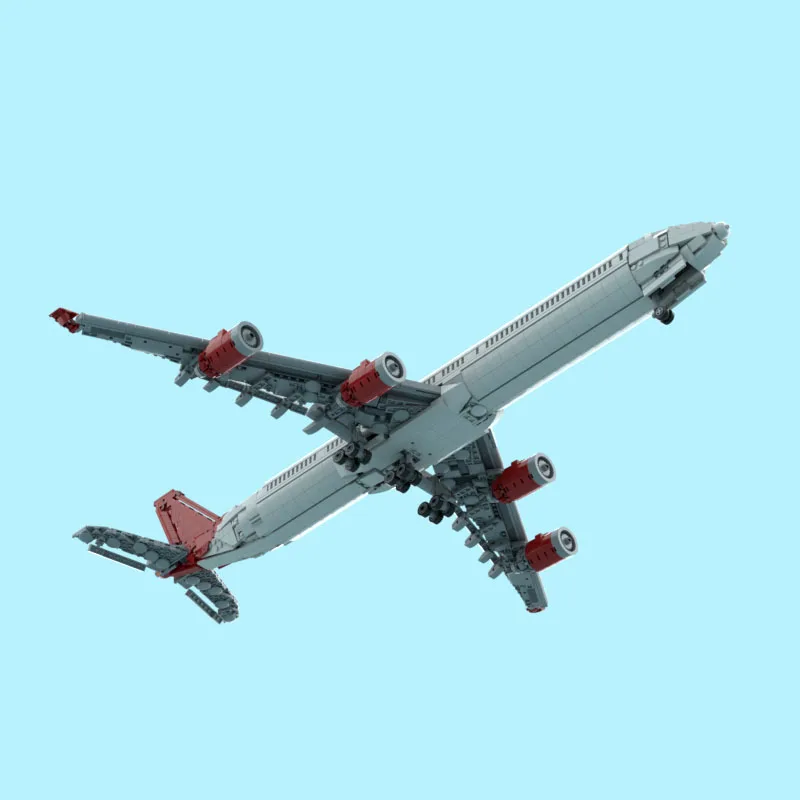 Squisito Nuovo Prodotto MOC Building Blocks Modello di Aviazione Airbus A340-600 Tecnologia Modulare Giocattolo Per Bambini Regalo Set di Assemblaggio FAI DA TE