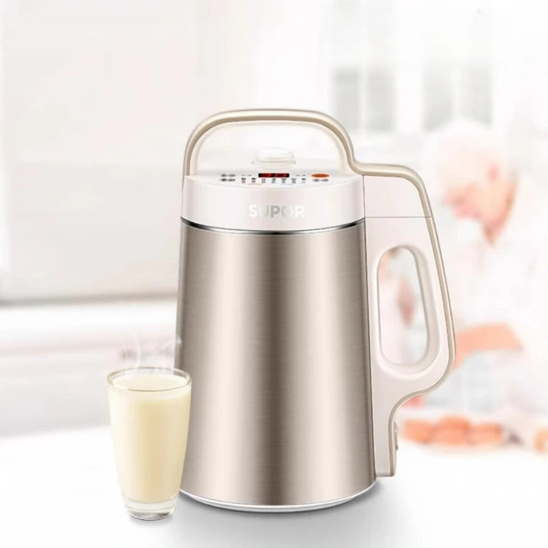 SUPOR 220V Soya Milk Extractor 1.2L Double Layer Stainless Steel Body Multifunctional Blender Cooker High Speed Blenders