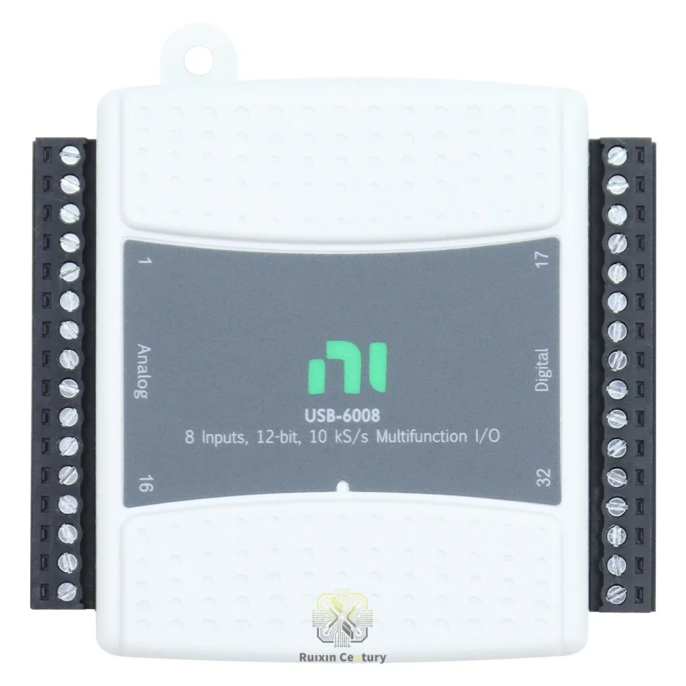 FOR NI USB-6008 Data Acquisition Card Multifunction DAQ Device 779051-01 8AI 2AO 12DIO 12-Bit 10kS/s Screw Terminal Genuine