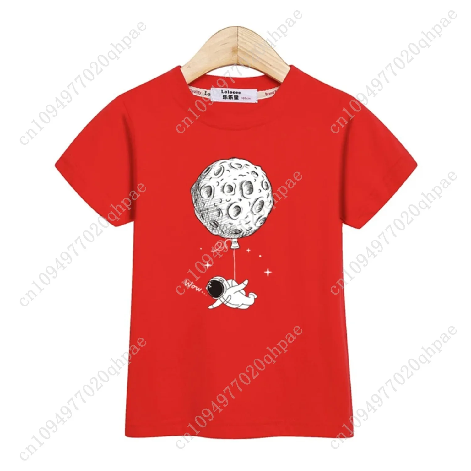 Новая футболка с героями мультфильмов «Астронавт», летняя рубашка для мальчиков, детские топы с короткими рукавами, одежда «Космонавт», От 3 до 14 лет