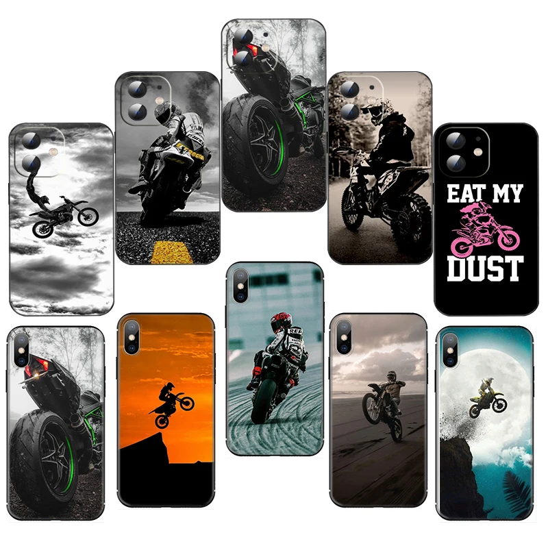 

MM104 Moto Cross Motorcycle Sports Soft Silicone Case for Xiaomi Poco X3 NFC GT C40 X4 M4 M5 M6 4G 5G Pro Caver