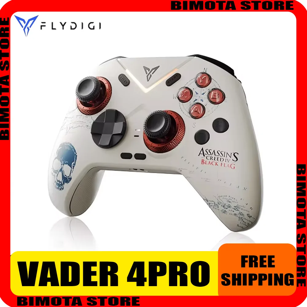 

FlyDiGi Vader 4pro Controller Competitive Elite Bluetooth Three-Mode Switch Wireless Gamepad Ultra-Low Latency Pc Gamer Gifts