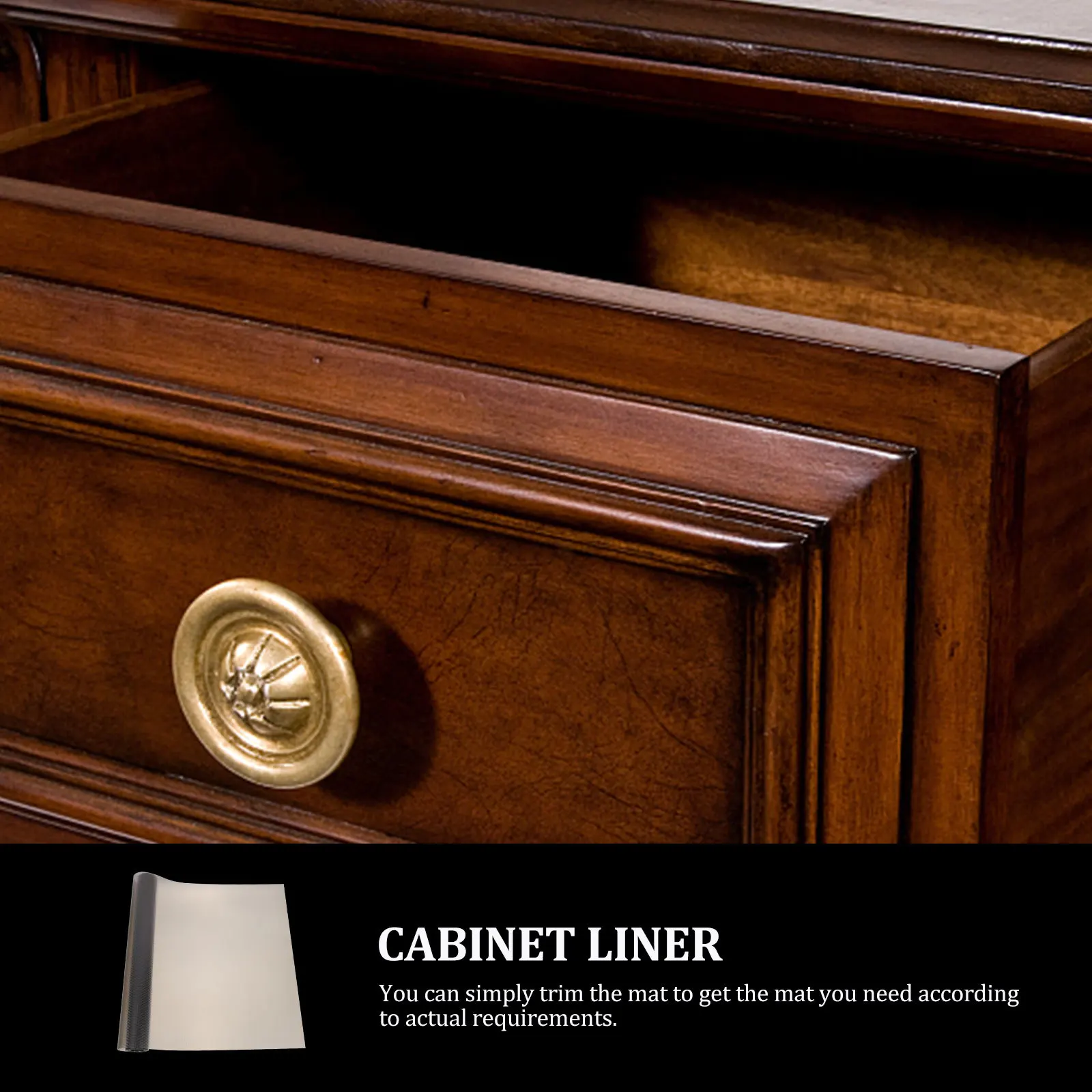 

Waterproof Drawer Mat Non-Slip Anti-Wear Multi-Use for Kitchen Cabinets Wardrobes 1 Roll Practical Furniture Protector