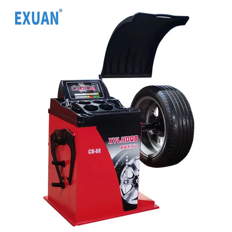 Automotive Tire Dynamic Balance Instrument Infrared Laser Automatic Point Finding Ultrasonic Fully Automatic Balance Machine