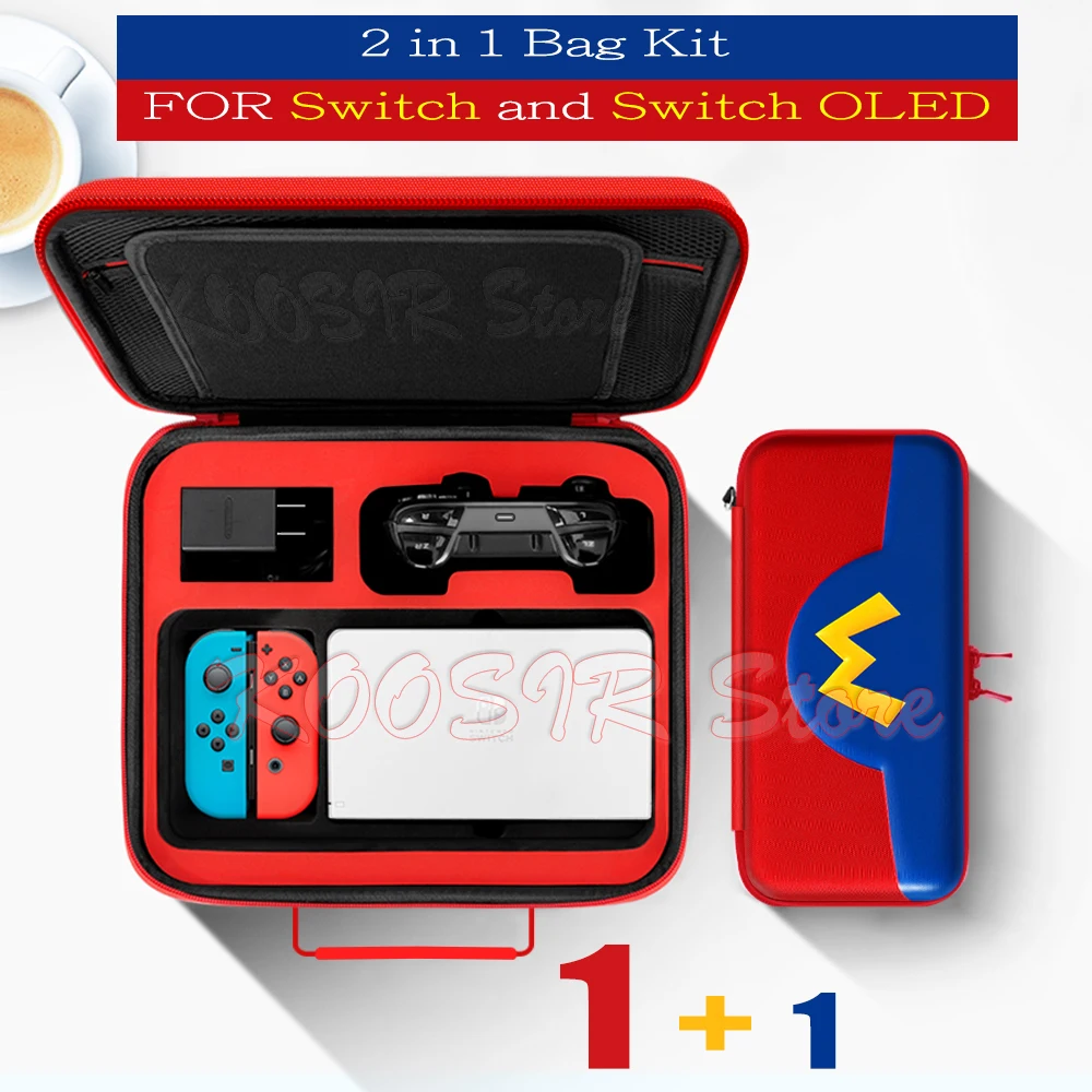 Cute Game Storage Case for Nintendo Switch Mario Theme Carrying Hand Bag Console Skin Nintendoswitch Accessories Portable Pouch