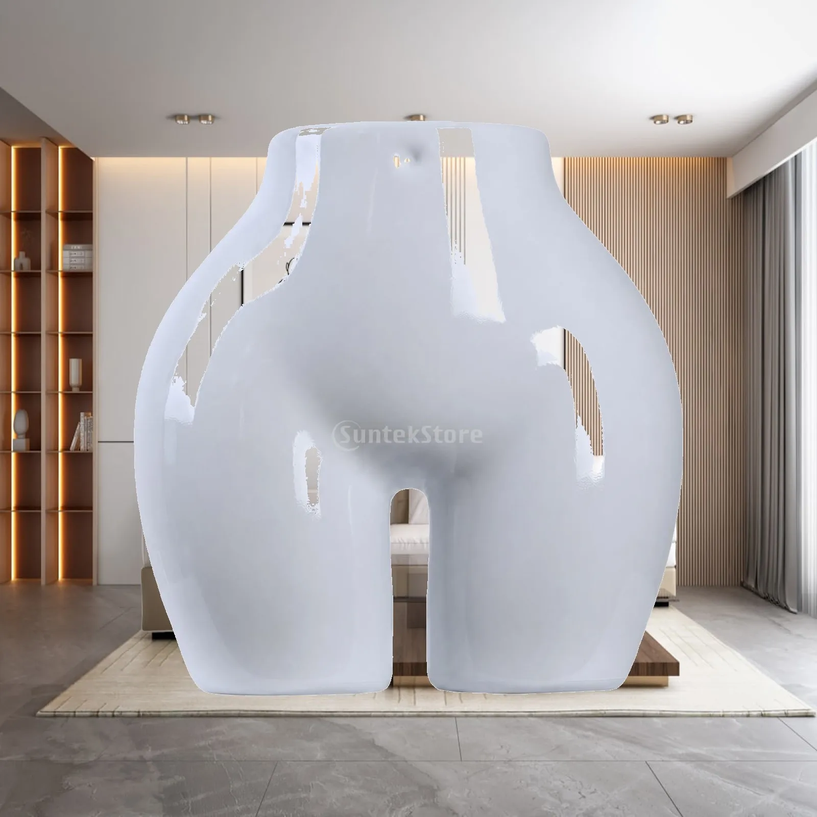 Curvy Hip Mannequin Female Half Torso Display Stand for Retail Shop Clothing Boutique Window